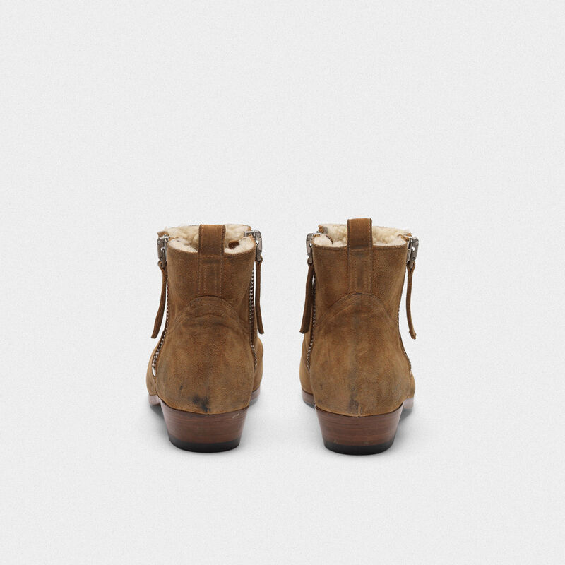 Boots Viand ankle boots in suede with shearling interior | Golden Goose ...