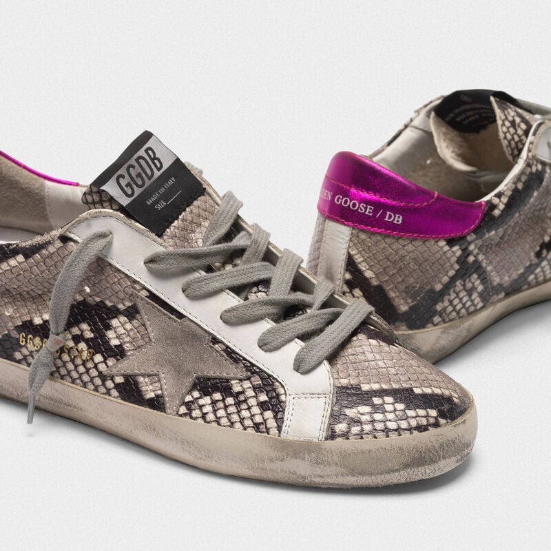 Superstar Superstar sneakers in python-print leather | Golden Goose ...